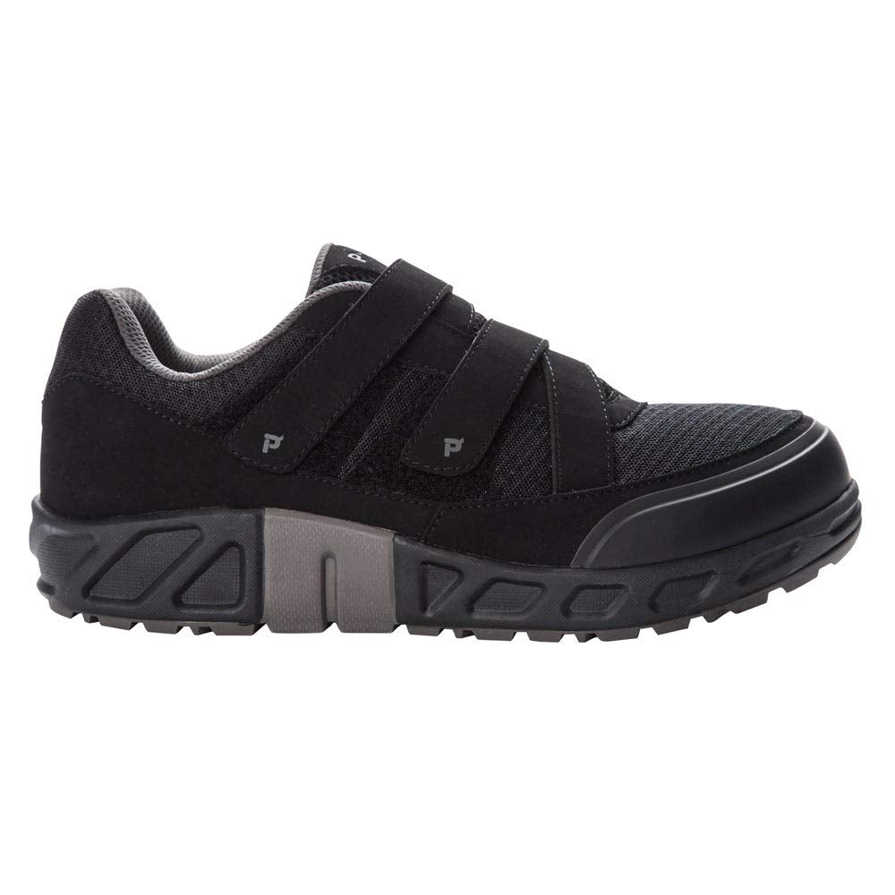 Propet Matilda Strap Women's Wellness Shoe Black/grey - 6 Medium