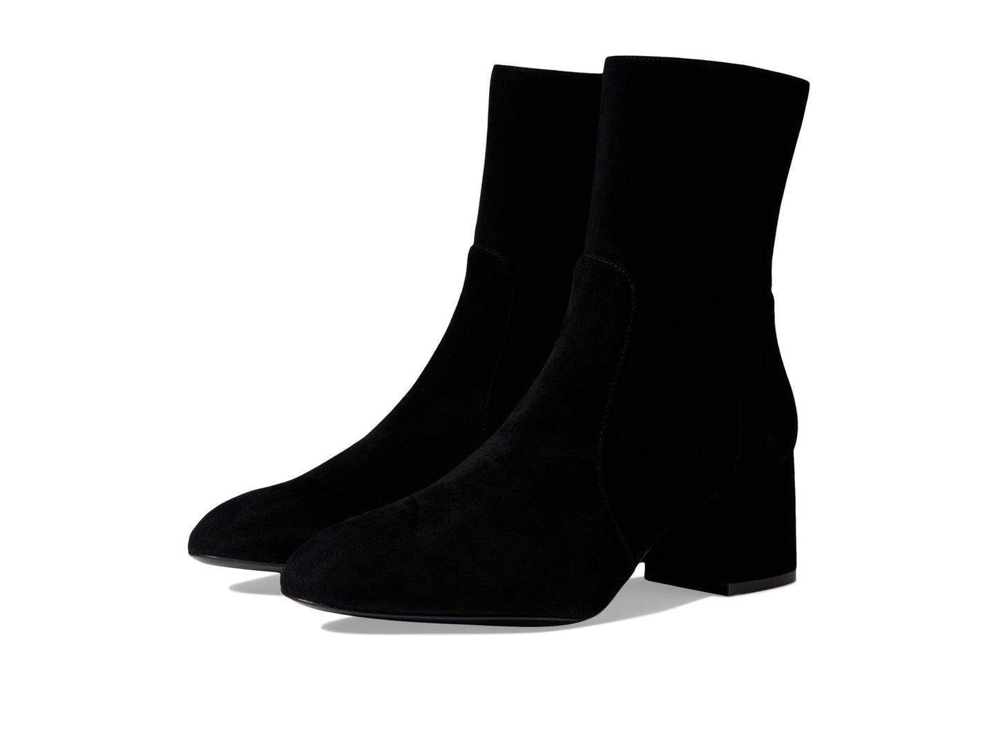 Stuart Weitzman Flareblock 60 Zip Bootie Black 2 8 B