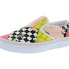 Vans - Kids Classic Slip-On Patchwork Shoes, Color Multi/True White, Size: 1 M US Little Kid