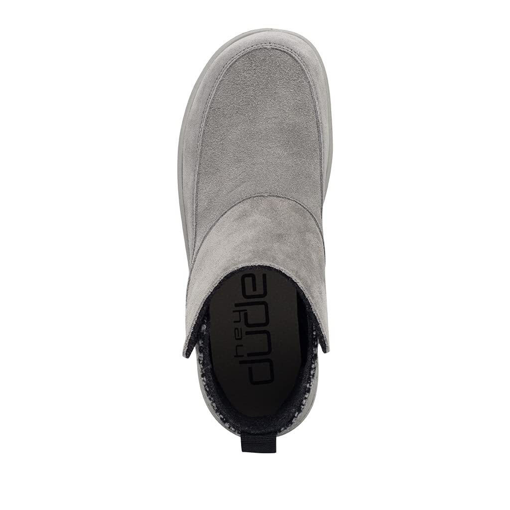 Hey Dude Women's Mel Suede Lunar Rock Size 5 | Women’s Shoes | Women’s Casual Boots | Comfortable & Light-Weight