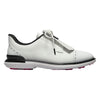 GFORE Women's Gallivan2r Brogue Cap Toe Golf Shoess, Snow/Onyx, 7 Medium