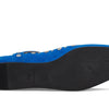 Free People Mystic Mary Jane Flat Shoes for Women - Leather Upper & Lining - Synthetic Outsole - Square Toe Electric Blue Suede EU 36.5 (US Women's 6.5) M