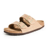 Birkenstock Women's Arizona Soft Footbed Sandals, Sandcastle, 8-8.5 Medium US