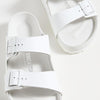 Birkenstock Men's BIRK-051131 Arizona Leather Sandals, White, 37