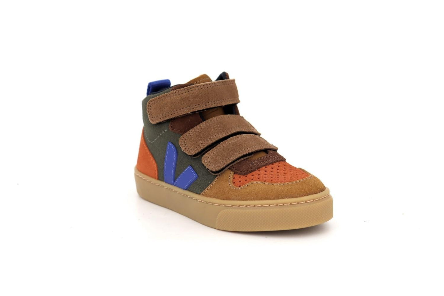 Veja Small V-10 Mid (Little Kid/Big Kid) Multicolor/Mud/Paros Unisex EU 31 (US 13.5 Little Kid) M