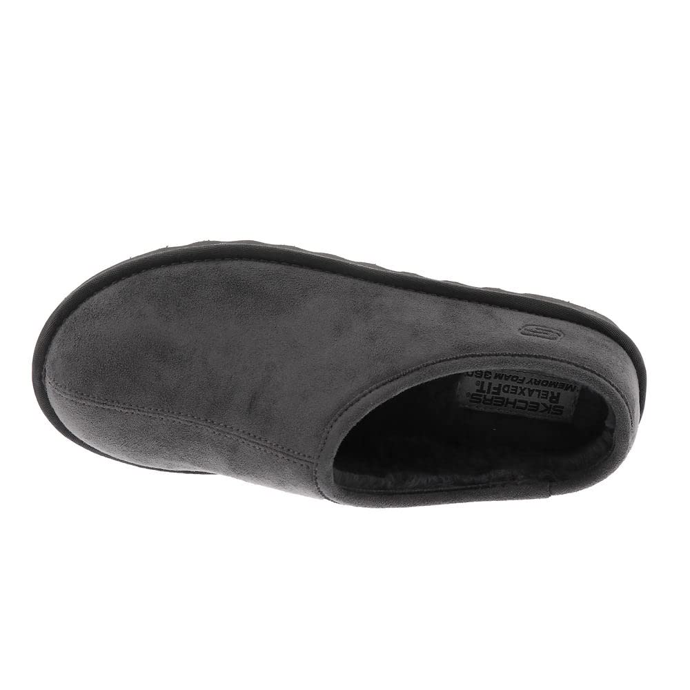 Skechers USA RentenLemato Mens Slipper 10 DM US Charcoal