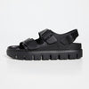 Birkenstock Women's Milano Chunky Sandals, Black, 7-7.5 Medium US