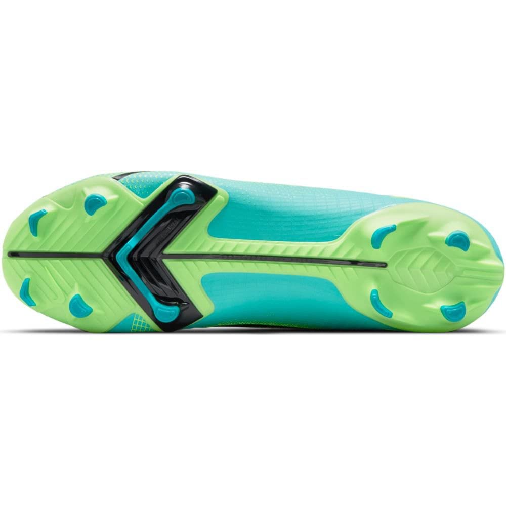 Nike Vapor Academy FG/MG CU5691-403 Mens Soccer Shoes (Dynamic Turq/Lime Glow)