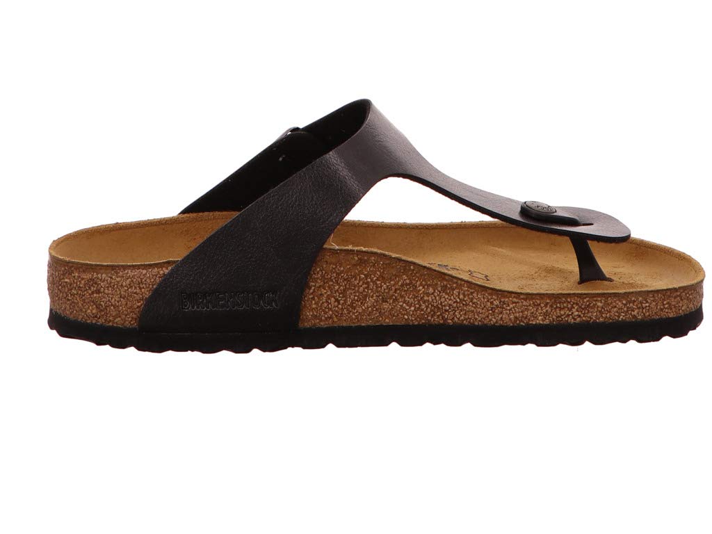 Birkenstock 541951: Gizeh Birko-Flor Graceful Licorice Sandals (40 M EU)
