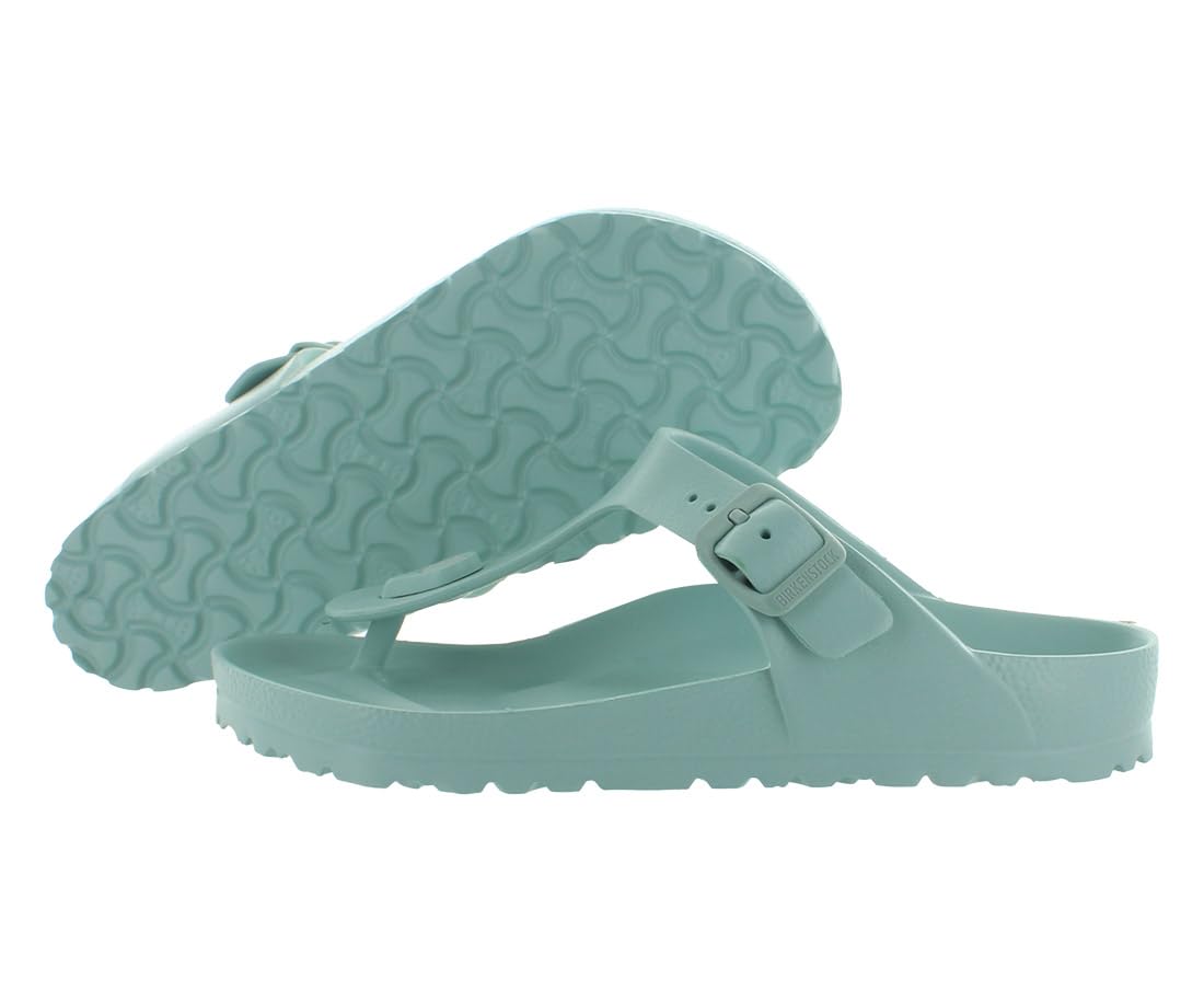 Birkenstock Gizeh Eva Unisex Shoes Size 7, Color: Surf Green/Forest Green