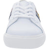 Lauren Ralph Lauren Womens Janson ll Leather Athletic and Training Shoes White