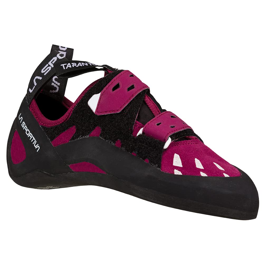 La Sportiva Women's Tarantula Rock Climbing Shoes, Red Plum, 3.5 US, 34 EU