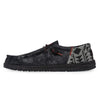HEYDUDE Men's Wally Funk Back in Black Size 12 | Men’s Shoes | Men's Lace Up Loafers | Comfortable & Light-Weight