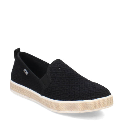 Skechers Women's, BOBS Flexpadrille Luxe - Summer Sky Slip-On, 7.5, Black
