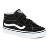 Vans Kids Sk8-Mid Reissue V Skate Shoe Black/True White 3.5