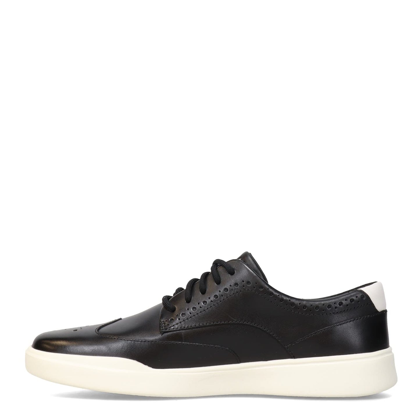 Cole Haan Men's Grand Crosscourt Wingtip Sneaker, Black/Blanc de Blanc, 12 W
