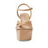 Stuart Weitzman Miami Squarehigh 140 Platform Sandal Adobe 8.5 B