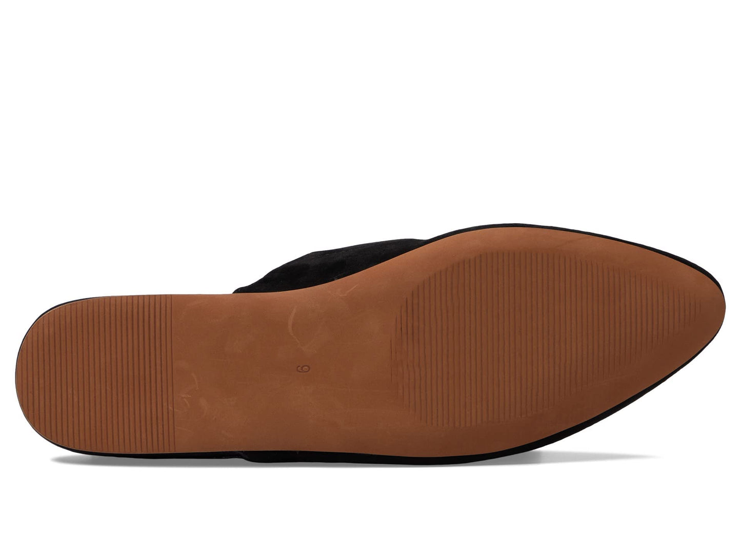 Madewell The Kasey Mule for Women - Round Toe Silhouette with Slip-on Construction, Easy Casual Wear Mule Slippers True Black Sherpa 7 M