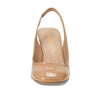Stuart Weitzman Curveblock 85 Slingback Pump Adobe 10.5 B