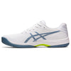 ASICS Men's Gel-Game 9 Tennis Shoe White/Steel Blue 11.5 D (M)