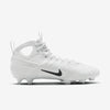 Nike Huarache 9 Elite LAX Lacrosse Cleats (FD0088-101, White/White/Black) Size 6.5