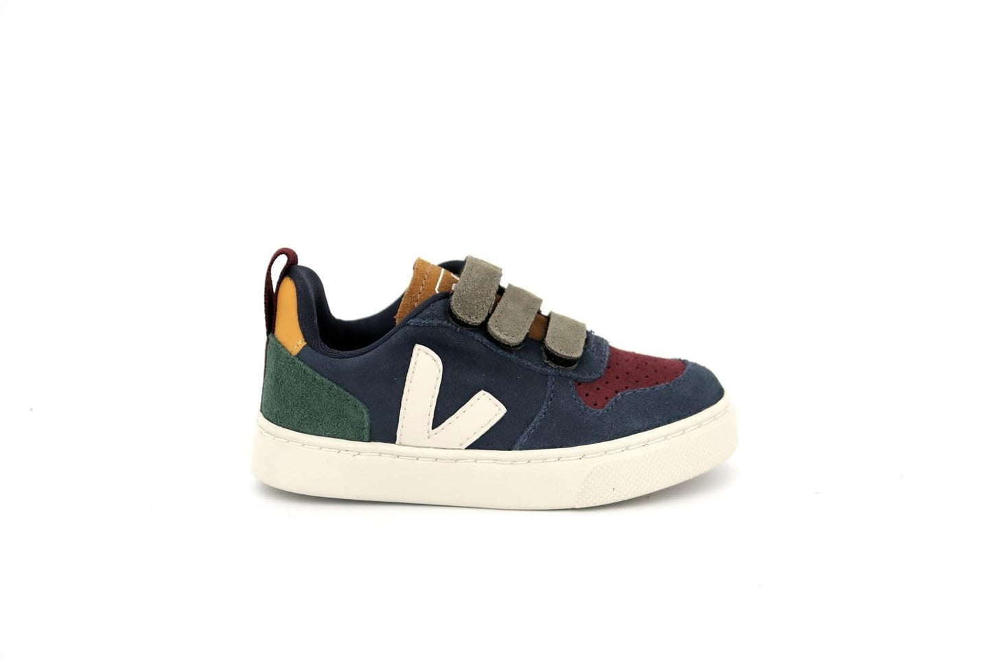VEJA Small V-10 Suede (Toddler) Multicolor/Nautico Unisex EU 26 (US 9.5 Toddler) M