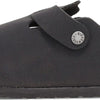 Birkenstock Boston Vegan Black Birkibuc R 42 R EU,9-9.5