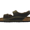 Birkenstock Men's Milano Sandals, Faded Khaki, Tan, Green, 12-12.5 Women/10-10.5 Men
