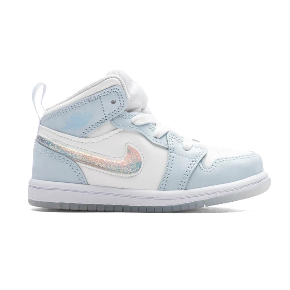 Jordan Toddler's 1 Mid SE Blue Tint/Ice Blue (FQ9116 400) - 4