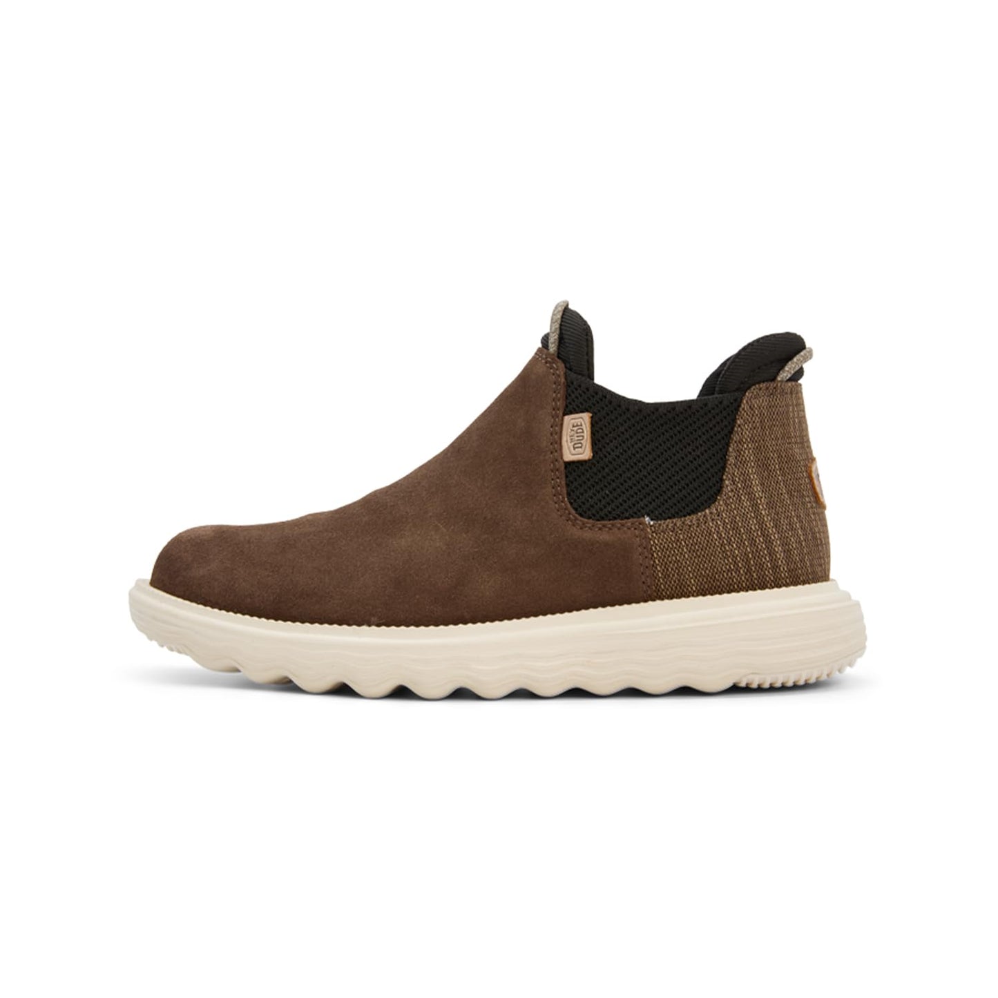HEYDUDE Women's Branson Boot Suede Coffee