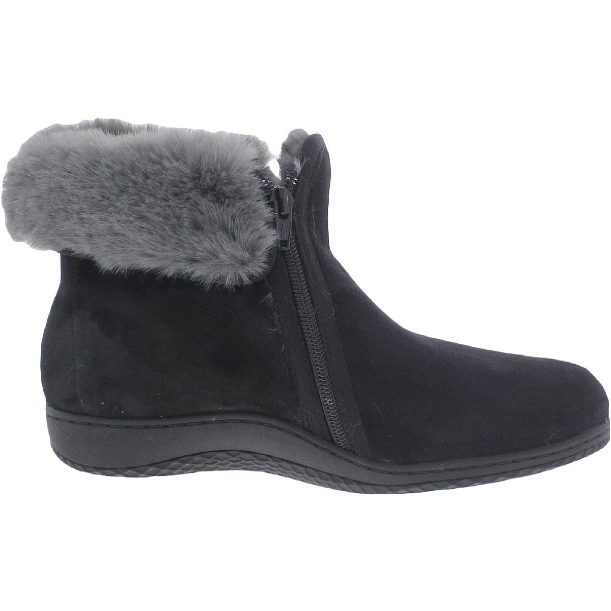David Tate Cuff Women's Boot 10 C/D US Black-Suede