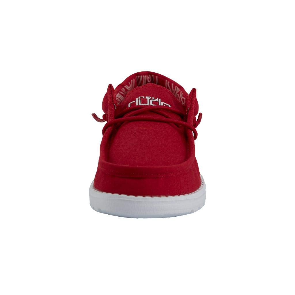 Hey Dude Wally Youth Shoes (13, Red)