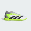 adidas Soccer Predator Accuracy.3 Indoor (Little Kid/Big Kid) Footwear White/Core Black/Lucid Lemon 2.5 Little Kid M