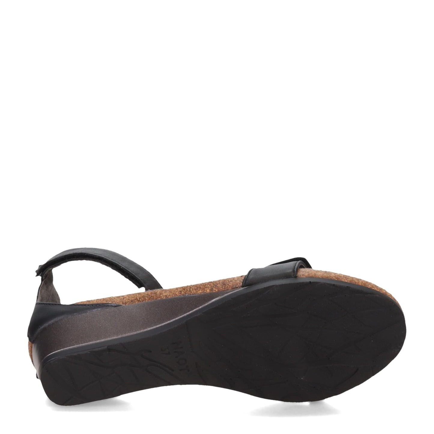 NAOT Footwear Women's Mermaid Wedge Black Raven Lthr 4-4.5 N US