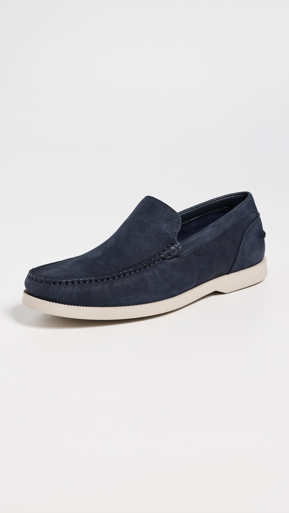 Cole Haan Men's American Classics Hampton Loafers, Navy Blazer Nubuck/Ancient Scroll, 10-W US