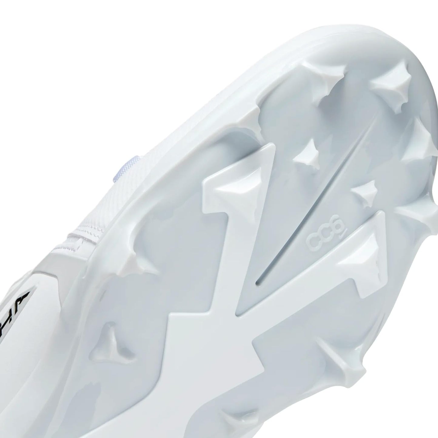 Nike Men's Alpha Menace Pro 3 Mid Football Cleat Size 9.5 (White)