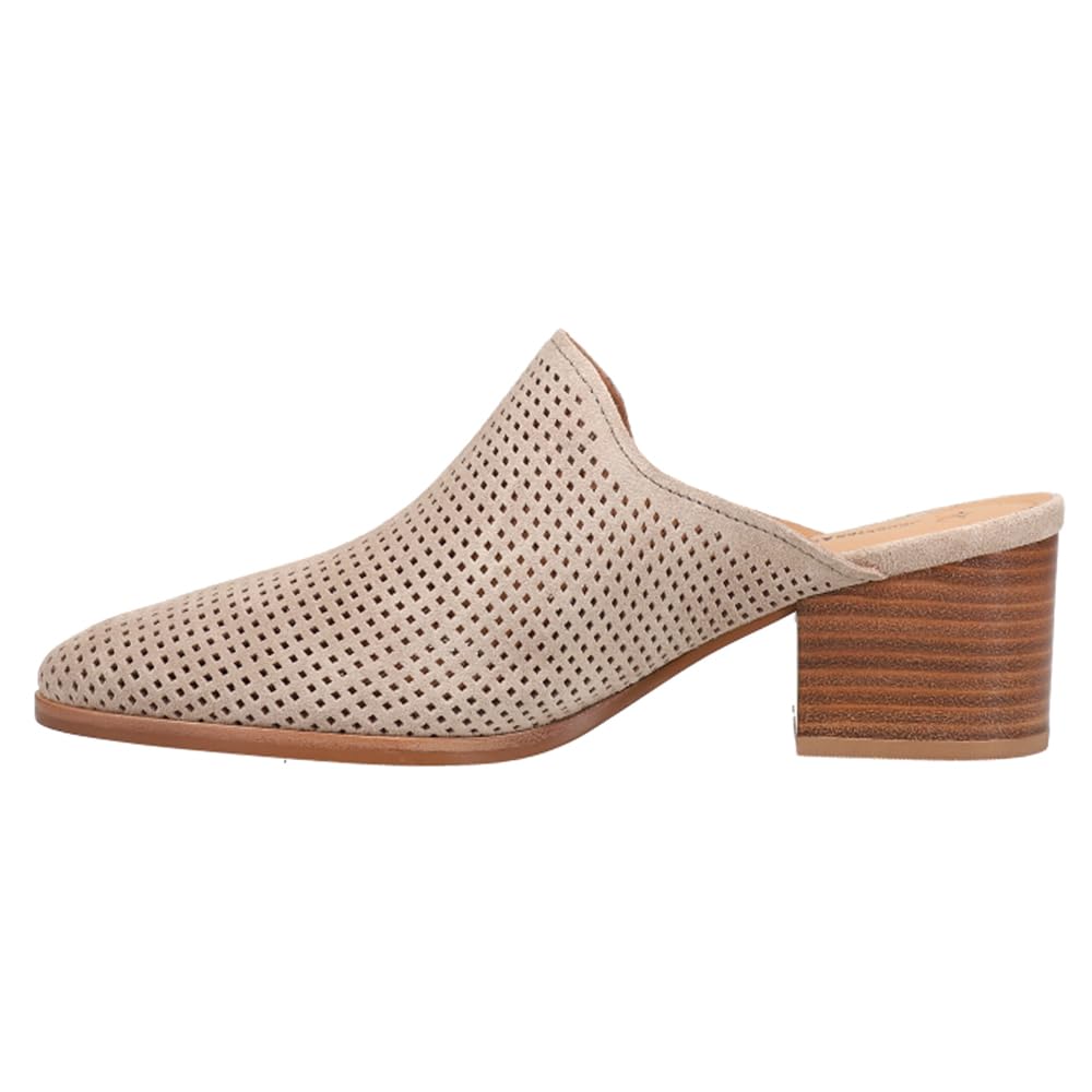 Johnston & Murphy Women's Trista Perfed Mule Taupe 7 Medium