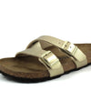 Birkenstock Mules Yao Balance Birko-flor® Gold, Women’s Sandal, Gold, 5.5 UK (39 EU)