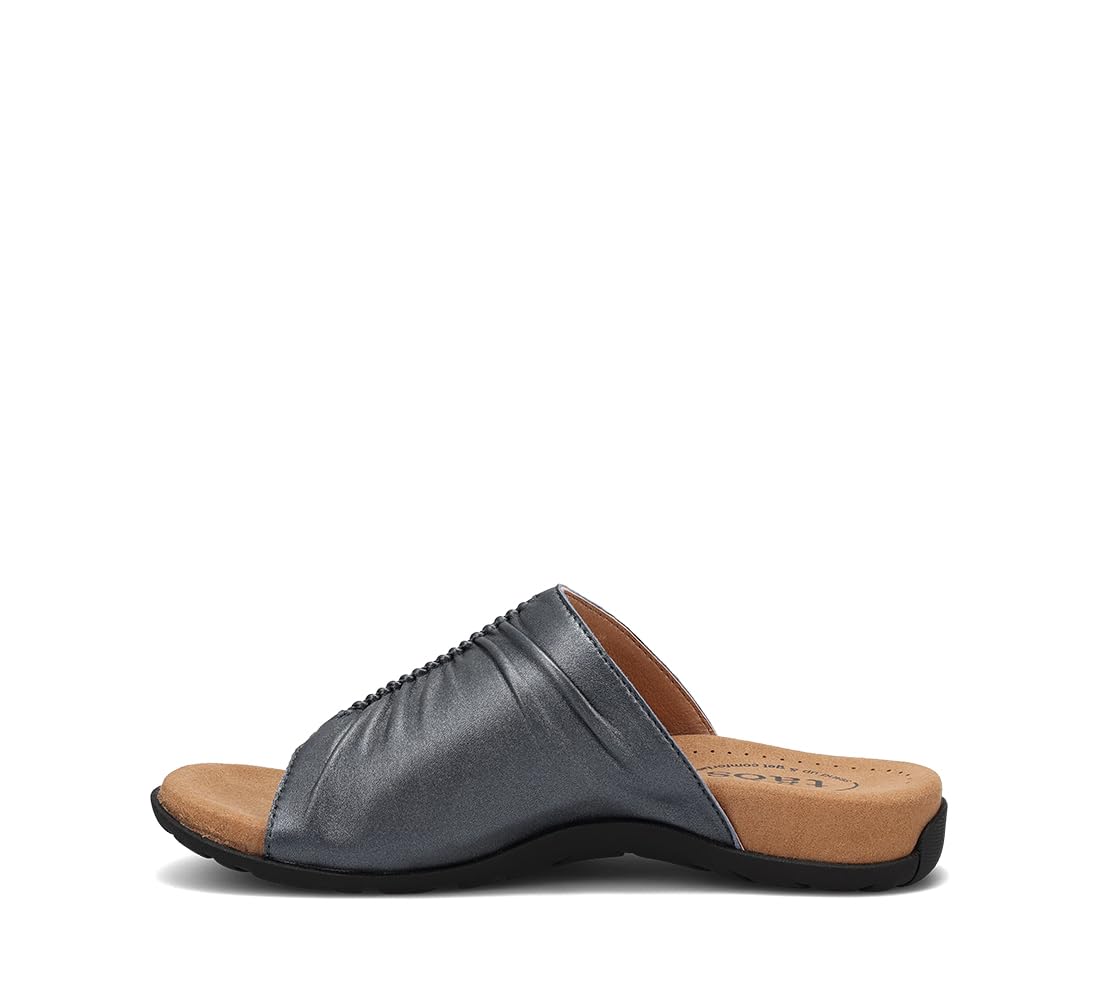 Taos Footwear Women's Gift 2 Navy Pearl Sandal 6 (M) US