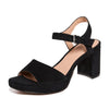 Madewell Women's Daphne Platform Heels, True Black, 9.5 Medium US