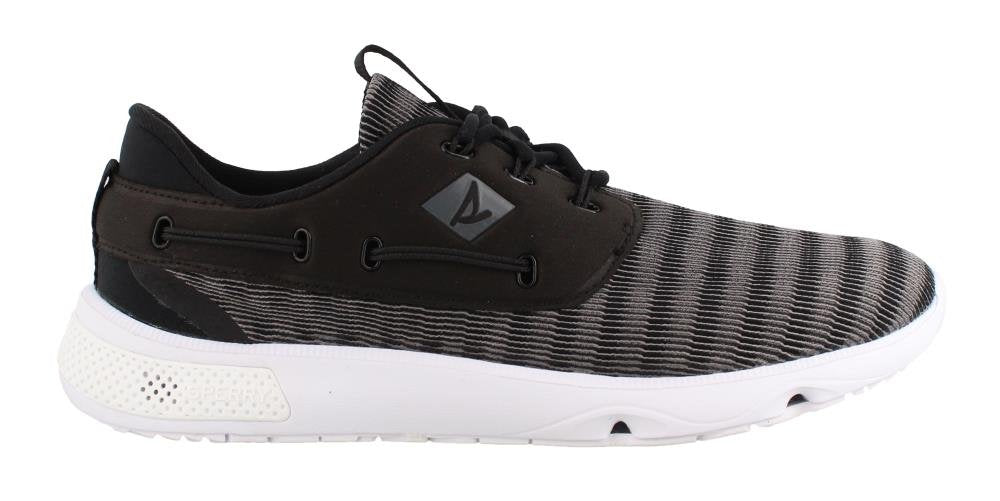 Sperry Top-Sider Men's 7 Seas 3-Eye Boating Shoe, Black, 13 M US