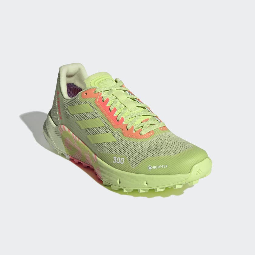adidas Terrex Agravic Flow 2.0 Gore-TEX Trail Running Shoes Women's, Green, Size 5