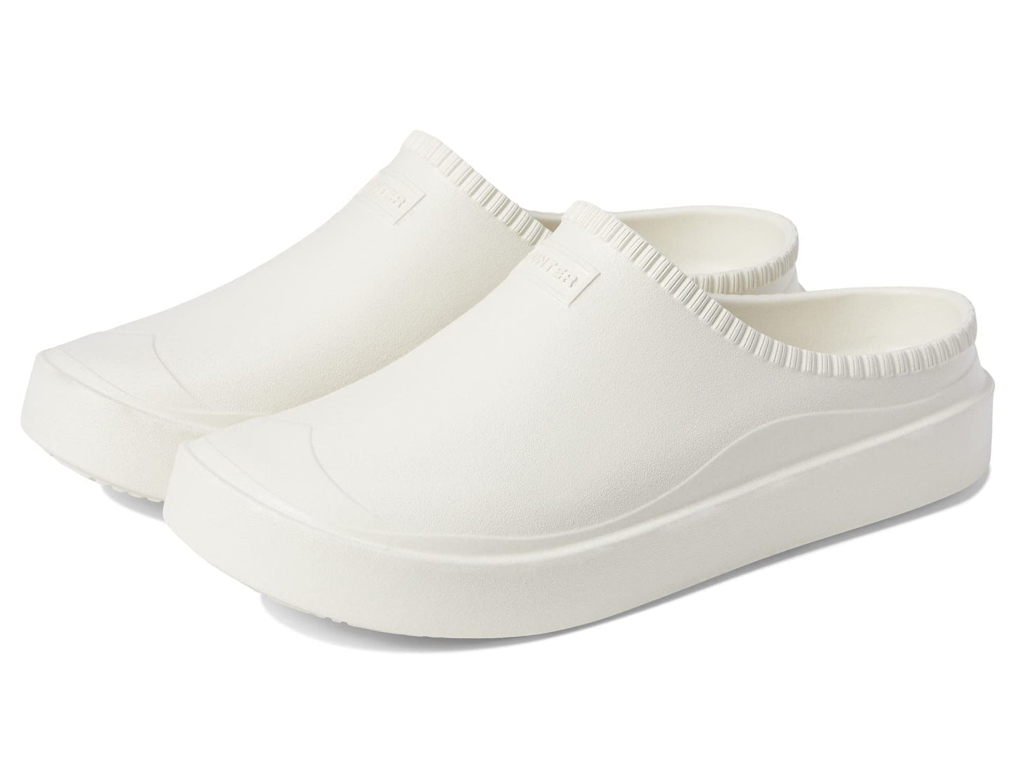 Hunter in/Out Bloom Foam Clog White Willow 9 M
