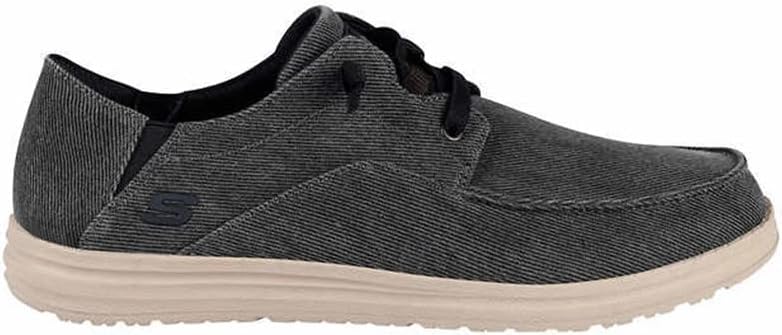 Skechers Men's Memory Foam Ultra Premium Cushion Sneaker, 10, Black Heather