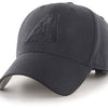 '47 Arizona Diamondbacks MVP Adjustable Black on Black Hat, One Size
