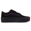 Vans - Unisex Old Skool Stackform Shoes, Color Suede/Canvas Black/Black, Size: 7.5 M US Mens / 9 M US Womens