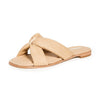 SCHUTZ Women's Fairy Casual Sandals, Areia/Egg SHell, Tan, 7.5 Medium US