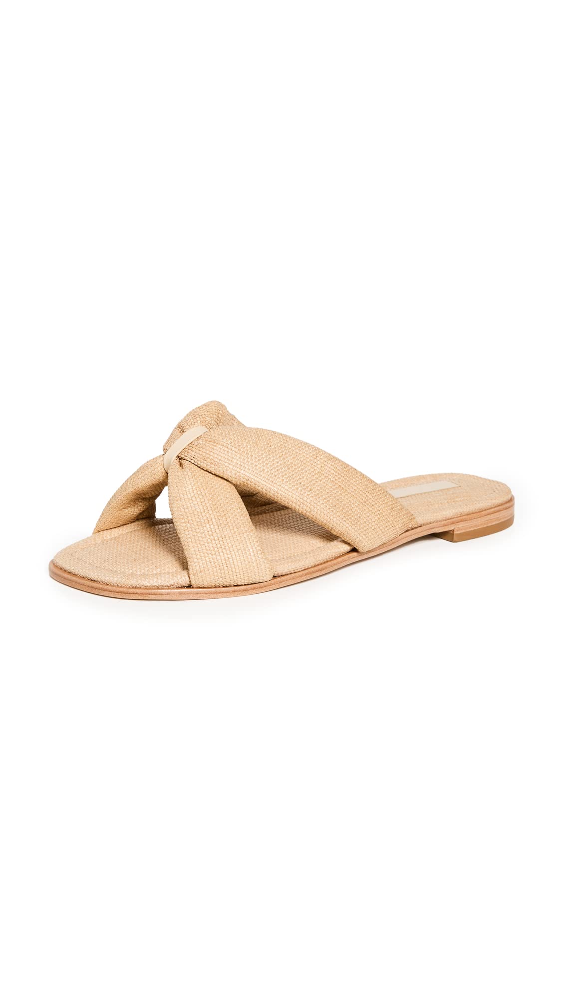 SCHUTZ Women's Fairy Casual Sandals, Areia/Egg SHell, Tan, 8.5 Medium US