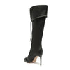 SCHUTZ Women's Arla Up Knee High Boot, Black, 8.5