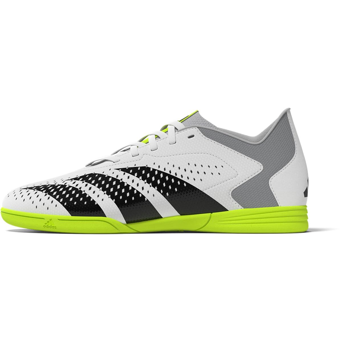 adidas Soccer Predator Accuracy.4 Indoor Sala (Little Kid/Big Kid) Footwear White/Core Black/Lucid Lemon 3.5 Big Kid M